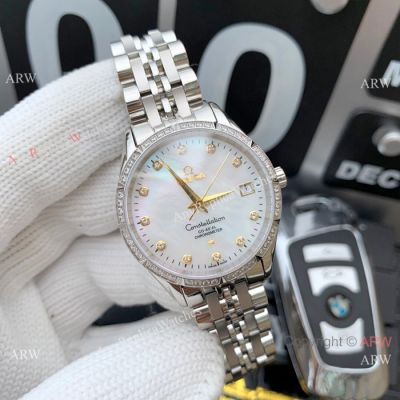 Swiss 8215 Omega Constellation Lady Watches Stainless steel